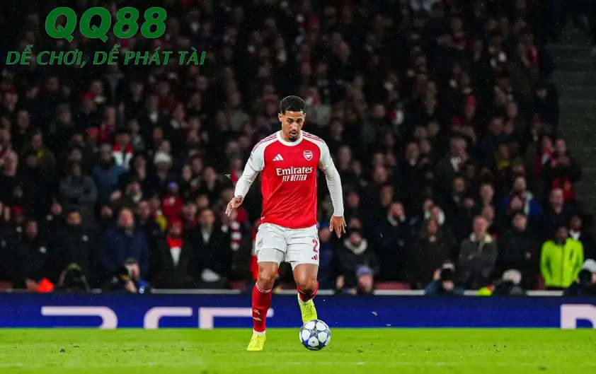 Saliba bị đau và bỏ ngỏ khả năng ra sân ở trận đấu tới (Ảnh: londonworld)